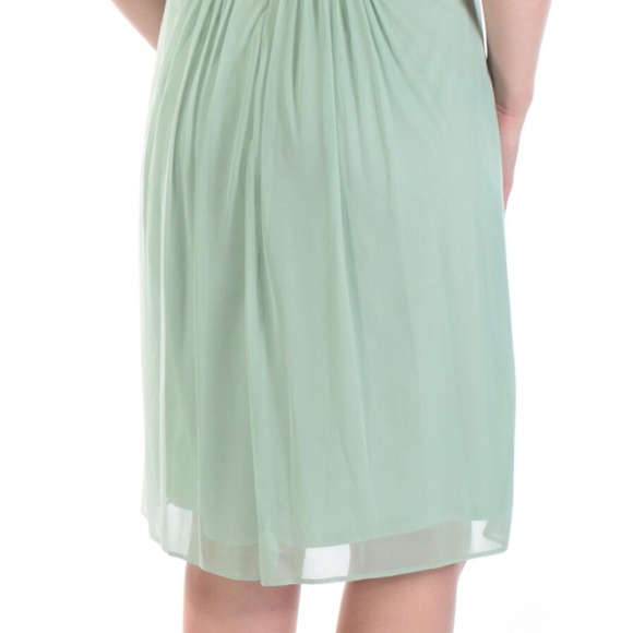 NWT Adrianna Papell Green Strapless Tulle Dress - Picture 4 of 5